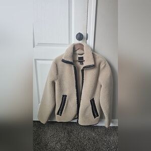 H&M Cream and Black Jacket